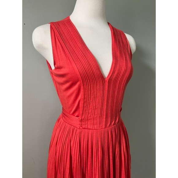 BNWOT Womens Orange Cotton Fall Dress | Banana Republic | sz Small - Picture 5 of 6